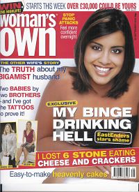 pooja shah on cover of Woman's Own